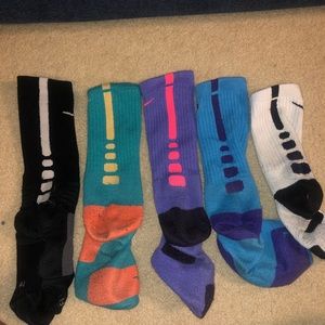 bundle of 5 nike elite socks